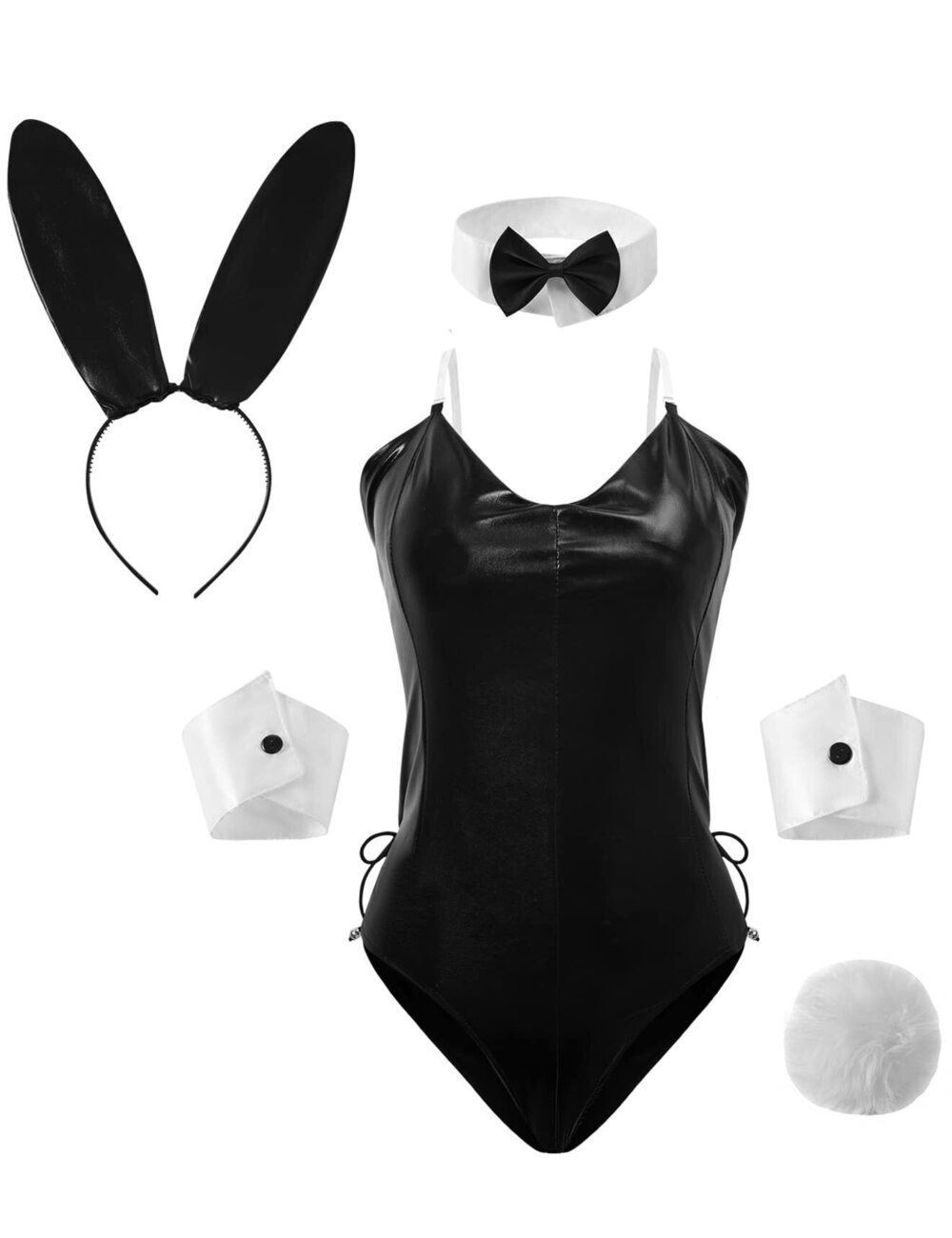 5778 Bunny Girl Cosplay Costume Mai Sakurajima Bunny Bodysuit Set Medium